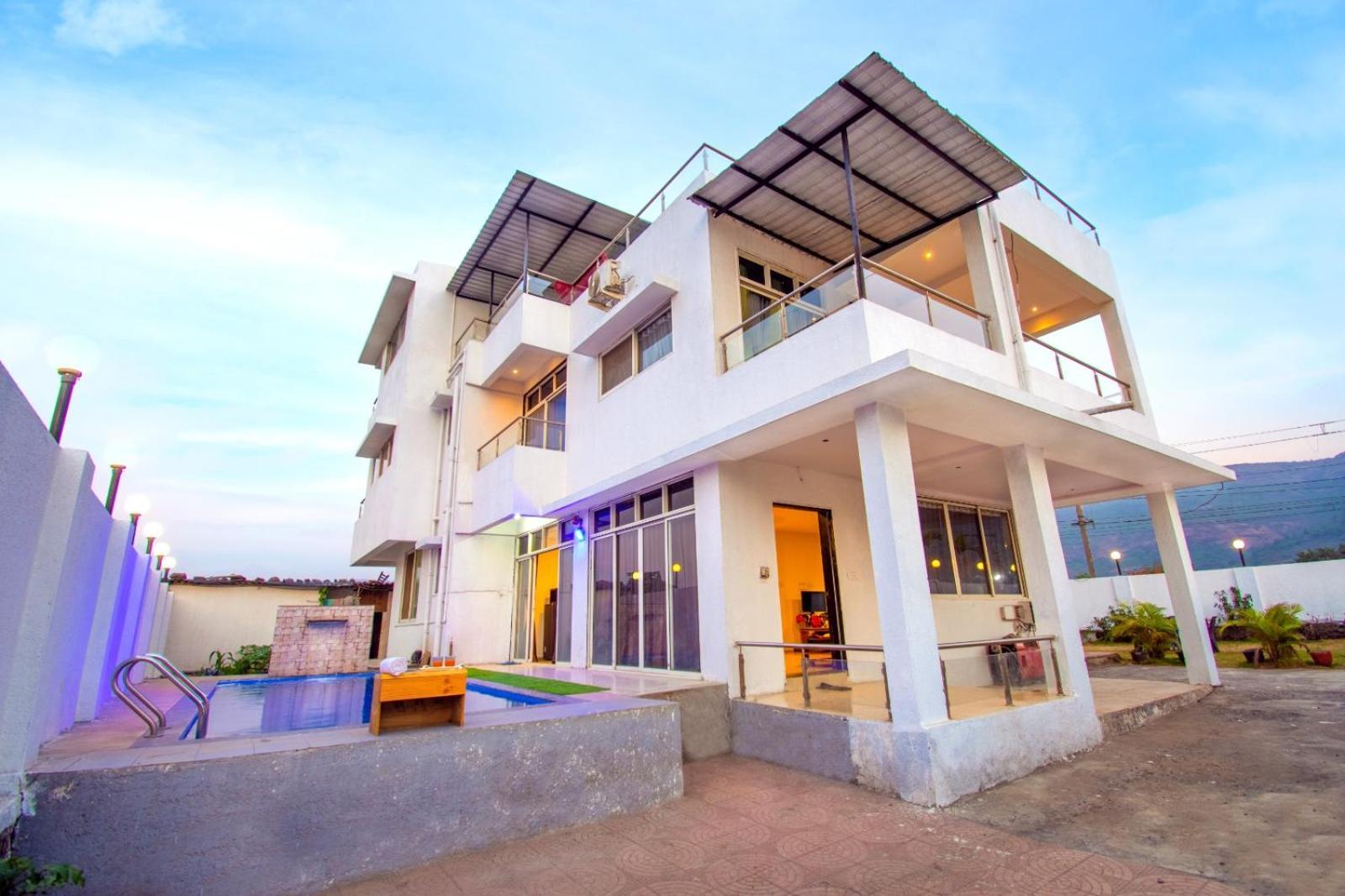 Empyrean Stay Ll 6Bhk Ll Royal Bramha Palace Ll Pvt Pool Ll Lonavla Exterior foto